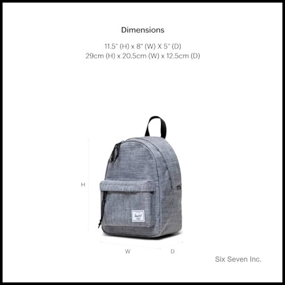 Mini Backpack Casual Daypack Classic Retro Chic Minimal Essential Travel Bag main image 6